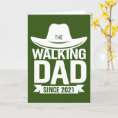 父の日 – 歩くパパ以降… カード (黄色い花)