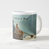 父の日、父と娘のローボートレイク ジャンボコーヒーマグカップ (正面右)