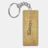 父の日，父の性質 キーホルダー (正面左)