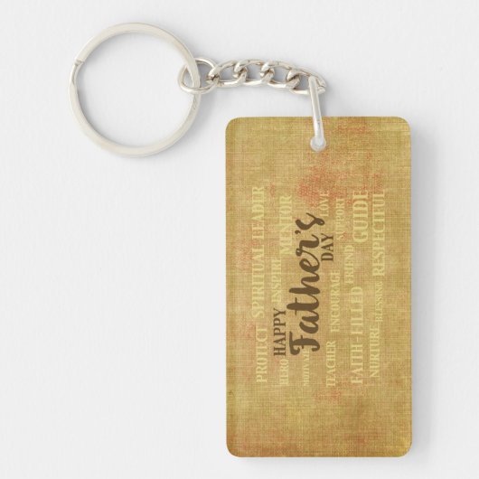 父の日，父の性質 キーホルダー (正面)