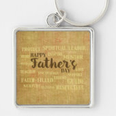 父の日，父の性質 キーホルダー (正面)