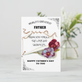 父の日（特1） サンキューカード (スタンド正面)