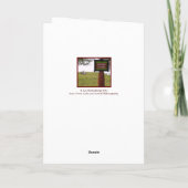 父の日/甘いおもしろいとパパよ教えう カード (裏面)