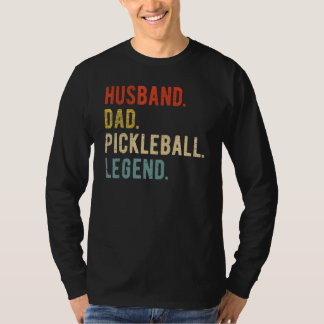 父の日+男子+旦那+パパ+ピックルボール伝説 Tシャツ