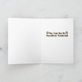 父の日 – 石の前足 – ピットブルの子犬 – ピーティー カード (内部)