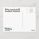 父の日 – 石の足 – ドイツの羊飼い – クノ ポストカード (裏面)