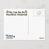 父の日 – 石の足 – Dachshund - Winston ポストカード (裏面)