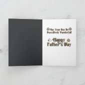 父の日 – 石の足 – Yorkshire Terrier カード (内部)