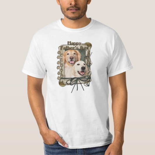 父の日-石造りの足のGoldensコロナおよびTebow Tシャツ (正面)