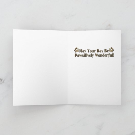 父の日-石造りの足-コーギー-オーウェン カード (内部)