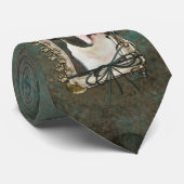 父の日-石造りの足-ボストンテリア ネクタイ (ロール)