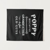 父の日 | 祖父は年をとった人のためのもの タペストリー (正面(横))