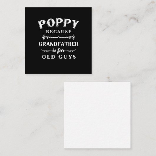 父の日 | 祖父は年をとった人のためのもの ノートカード (正面/裏面)