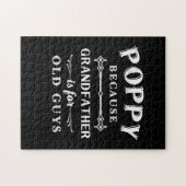 父の日 |祖父は年老いた人のための ジグソーパズル (横)