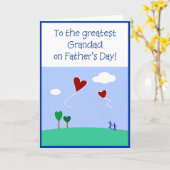 父の日-祖父 カード (黄色い花)