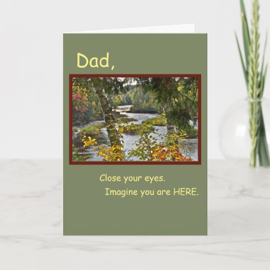 父の日"禅の瞬間" カード (正面)