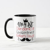 父の日、私が初めてパンデミックを起こす検疫 マグカップ (左)