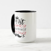 父の日、私が初めてパンデミックを起こす検疫 マグカップ (正面左)