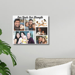 父の日 – 私たちのルーツ、私たちの強さ キャンバスプリント