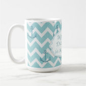 父の日 – 「私のパパは私のいかり」 コーヒーマグカップ (左)