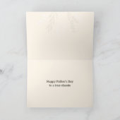 父の日、私の夫には、クラシック車カード 招待状 (内部)