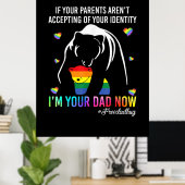 父の日 |私は今あなたのパパ ポスター (ホームオフィス)