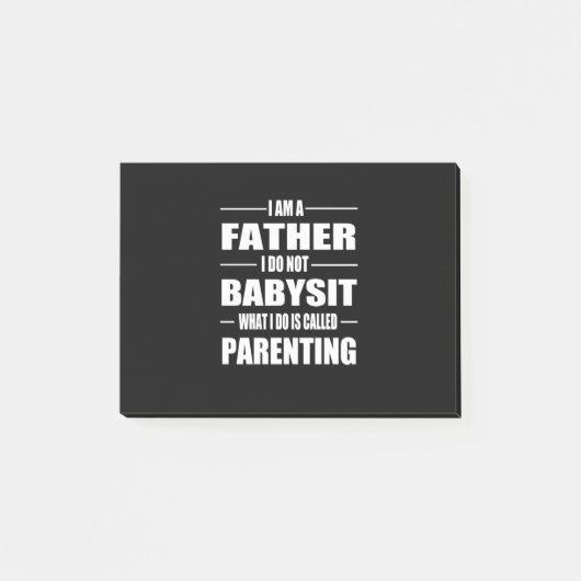 父の日 |私は父である ポストイット (正面)