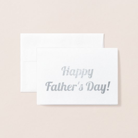 父の日 箔カード (封筒付き正面)