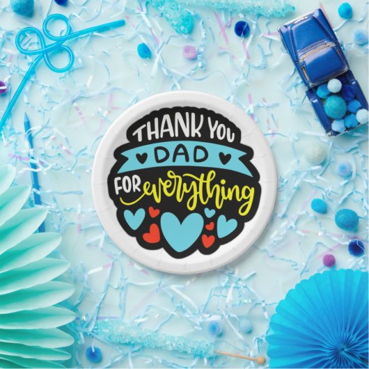 父の日 紙皿 (パーティー)