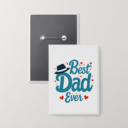 父の日 缶バッジ (正面/裏面)