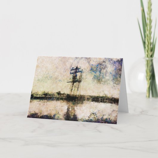 父の日，誕生日カード，船舶，海洋アートカード カード (正面)