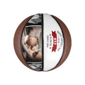 父の日/誕生日パパおじいちゃんMVP写真 ミニバスケットボール (縦)