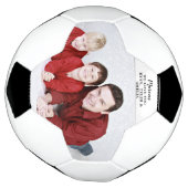 父の日、誕生日モダンカスタム写真 サッカーボール (回転)