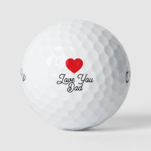 父の日、誕生日、感動のプレゼント「Love You Dad」 ゴルフボール