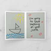 父の日: 謝罪#2 カード (内部)