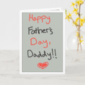 父の日: 謝罪#2 カード (黄色い花)