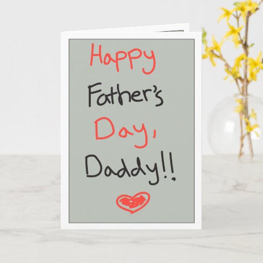 父の日: 謝罪#2 カード (黄色い花)