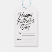 父の日/贈り物ラベル ギフトタグ (裏面)