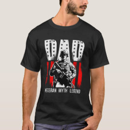 父の日、退役軍人の神話と伝説 Tシャツ