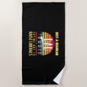 父の日 |通常のパパ ビーチタオル (正面)