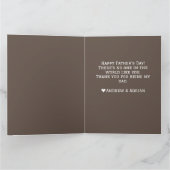 父の日，金ゴールドメダルの高シンプルさ， カード (内部)