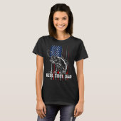 父の日 釣り お父さん 4th of July メンズ REEL COOL DAD Tシャツ (正面フル)