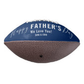 父の日、青い2枚の写真の名モダン前 アメリカンフットボール (回転270)
