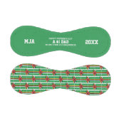 父の日#1ナンバー1パパドミニカ国旗 野球ボール (パネル)