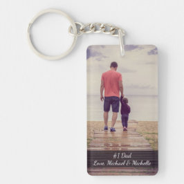 父の日#1パパの写真名 キーホルダー
