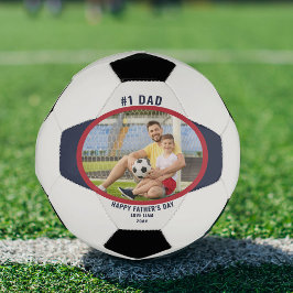 父の日#1パパパーソナライズされた サッカーボール
