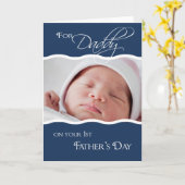 父の日（1日目） – フォトカード カード (黄色い花)