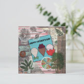 父の日/1枚の平手グリーティングカード (スタンド正面)