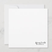 父の日/1枚の平手グリーティングカード (裏面)