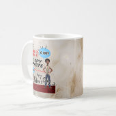 父の日 – 100%コピー貼り付け コーヒーマグカップ (正面左)